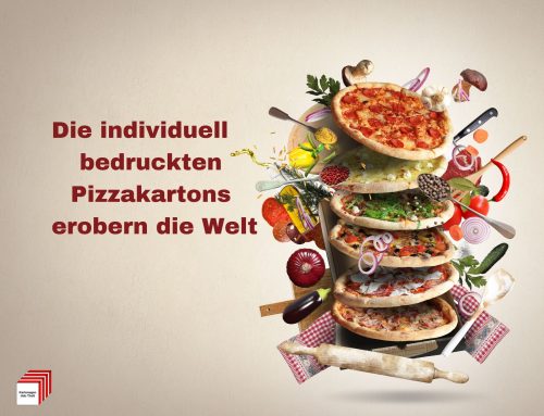 Die individuell bedruckten Pizzakartons erobern die Welt